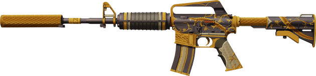 StatTrak™ M4A1-S | 金黃盤繞 (戰場實測)