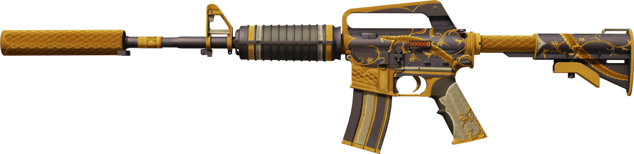 Preview image 1 of StatTrak™ M4A1-S | Serpentin doré (Testée sur le terrain)