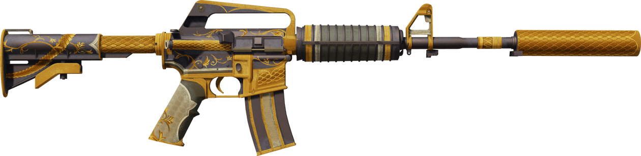 Preview image 2 of StatTrak™ M4A1-S | Golden Coil (WW - Khá mòn)