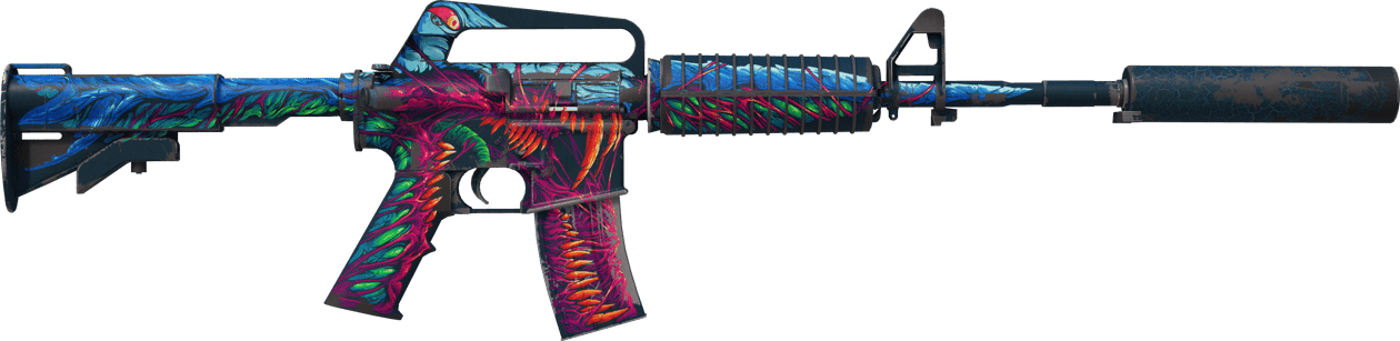 Preview image 2 of StatTrak™ M4A1-S | 暴怒野兽 (破损不堪)