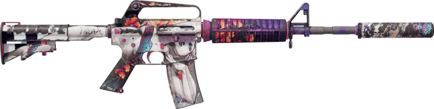 Preview image 2 of StatTrak™ M4A1-S | Vaporwave (Reissussa rähjääntynyt)
