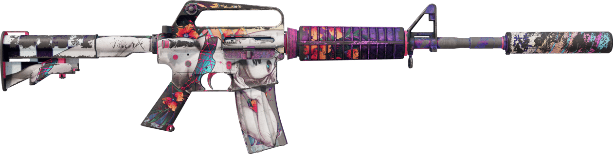 Preview image 2 of StatTrak™ M4A1-S | Vaporwave (Reissussa rähjääntynyt)
