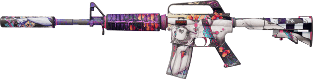 StatTrak™ M4A1-S | Vaporwave (かなり摩耗)