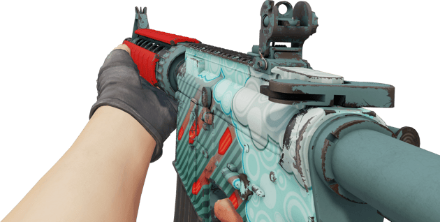 Preview image 3 of StatTrak™ M4A4 | Bullet Rain (新品同様)