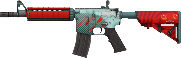 StatTrak™ M4A4 | Bullet Rain (新品同様)
