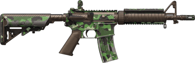 Preview image 2 of StatTrak™ M4A4 | Askeri Kamuflaj (Savaş Görmüş)