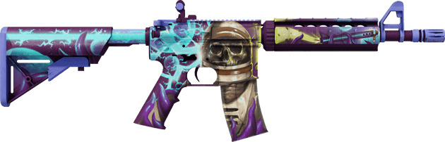 Preview image 2 of StatTrak™ M4A4 | 荒涼之空 (重度磨損)