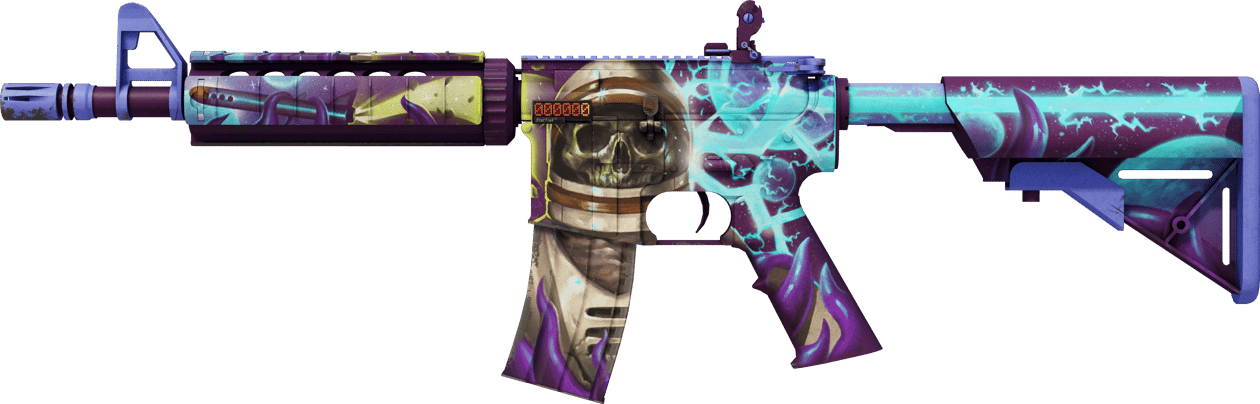 Preview image 1 of StatTrak™ M4A4 | Desolate Space (かなり摩耗)