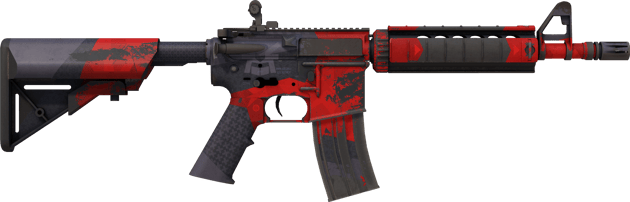 Preview image 2 of StatTrak™ M4A4 | 邪惡大名 (重度磨損)