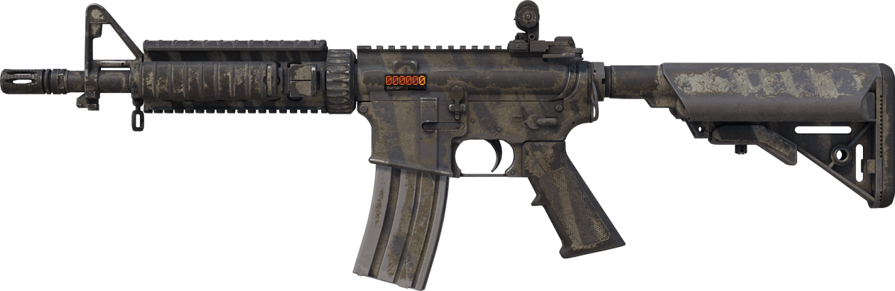 Preview image 1 of StatTrak™ M4A4 | Solgun Zebra (Savaş Görmüş)