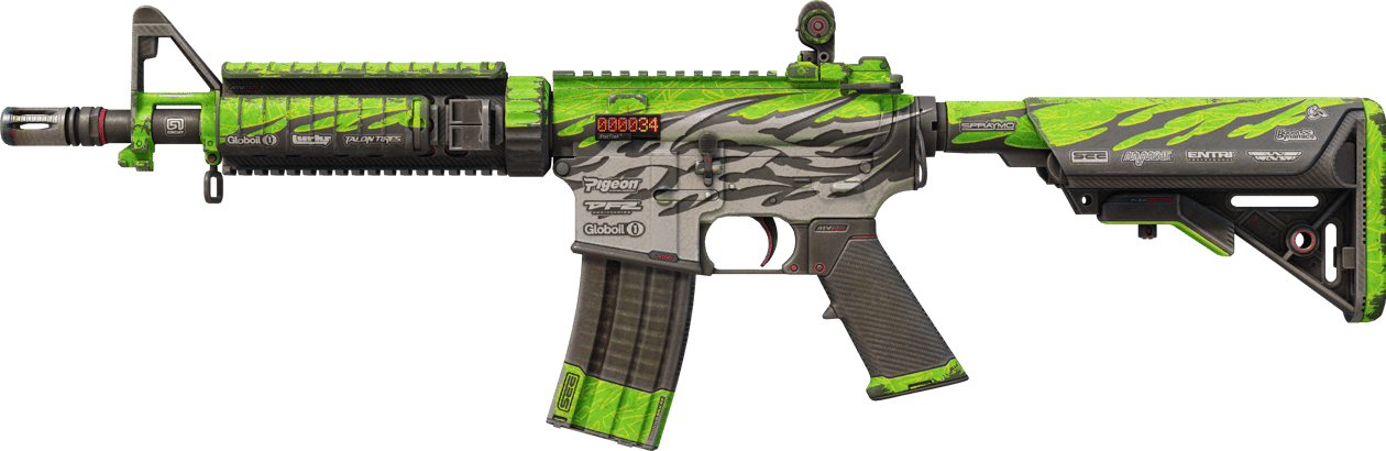 Preview image 1 of StatTrak™ M4A4 | Tam Gaz (Savaş Görmüş)