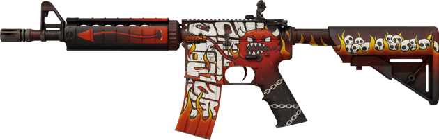 StatTrak™ M4A4 | Hellfire (FN - Mới cứng)