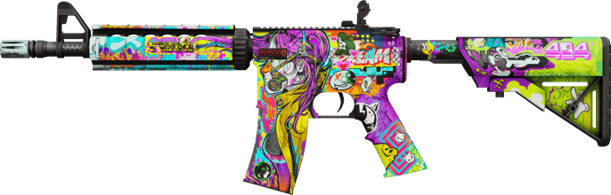 StatTrak™ M4A4 | In Living Color (新品同様)