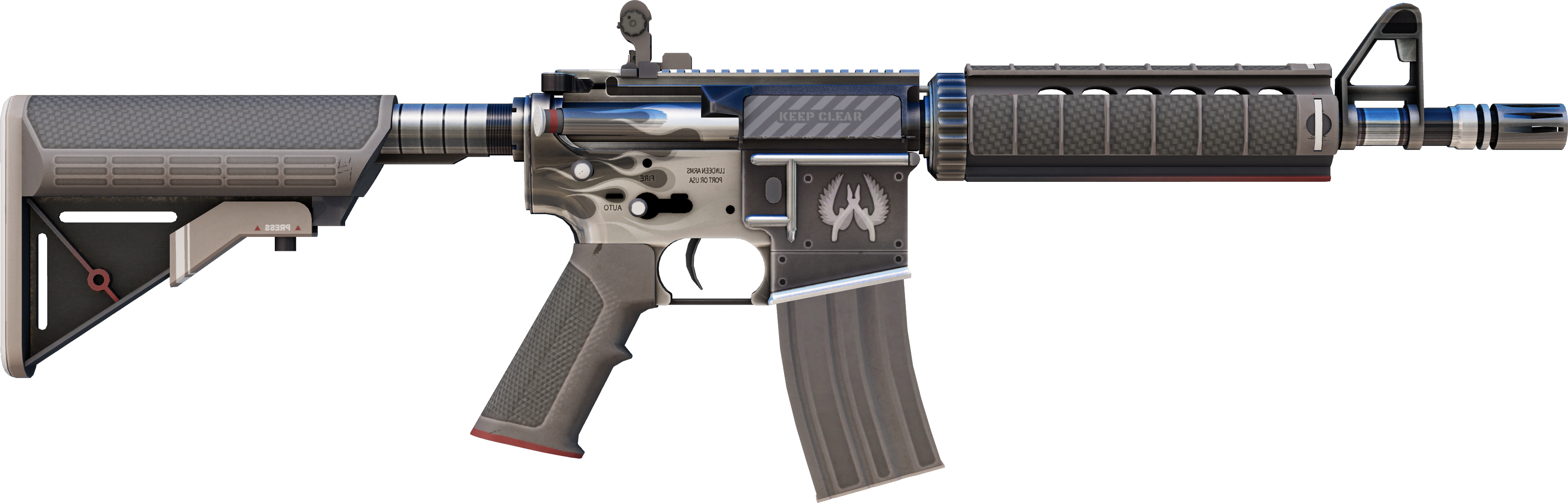 Preview image 2 of StatTrak™ M4A4 | Magnésium (Très peu usée)