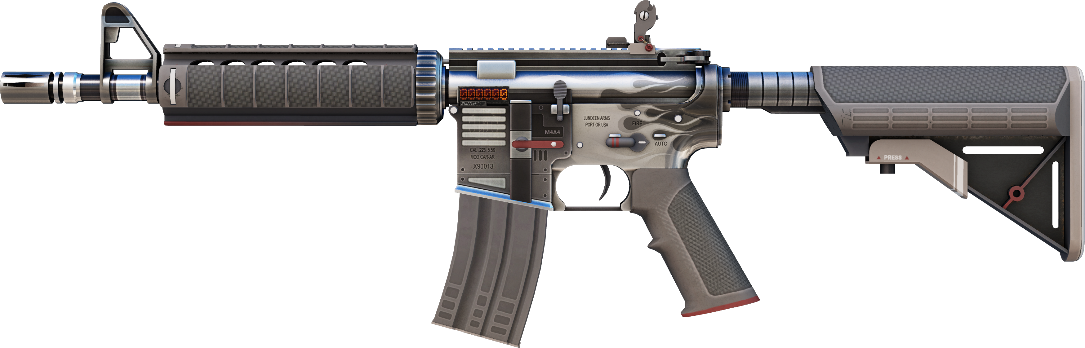 Preview image 1 of StatTrak™ M4A4 | Magnésium (Très peu usée)