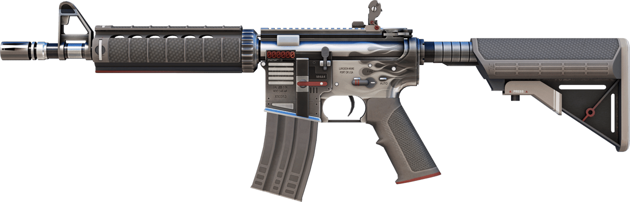 Preview image 1 of StatTrak™ M4A4 | Magnesium (MW - Trầy ít)