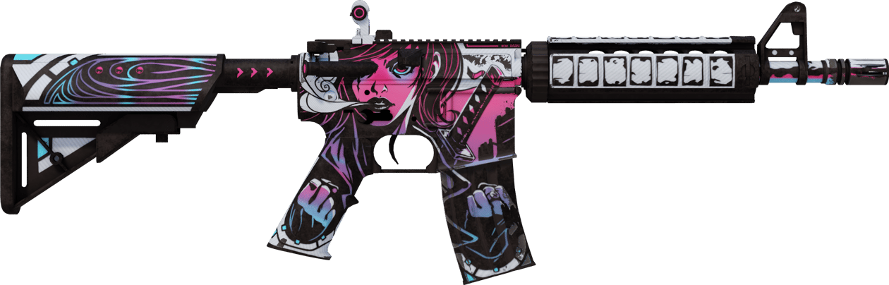 Preview image 2 of StatTrak™ M4A4 | Neonoir (Casi nuevo)