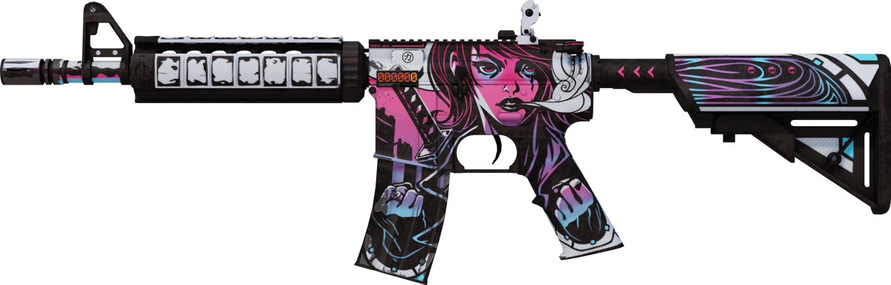 Preview image 1 of StatTrak™ M4A4 | Neonoir (Casi nuevo)