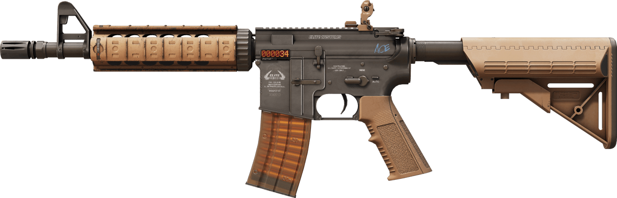 Preview image 1 of StatTrak™ M4A4 | Poly Mag (Usura minima)