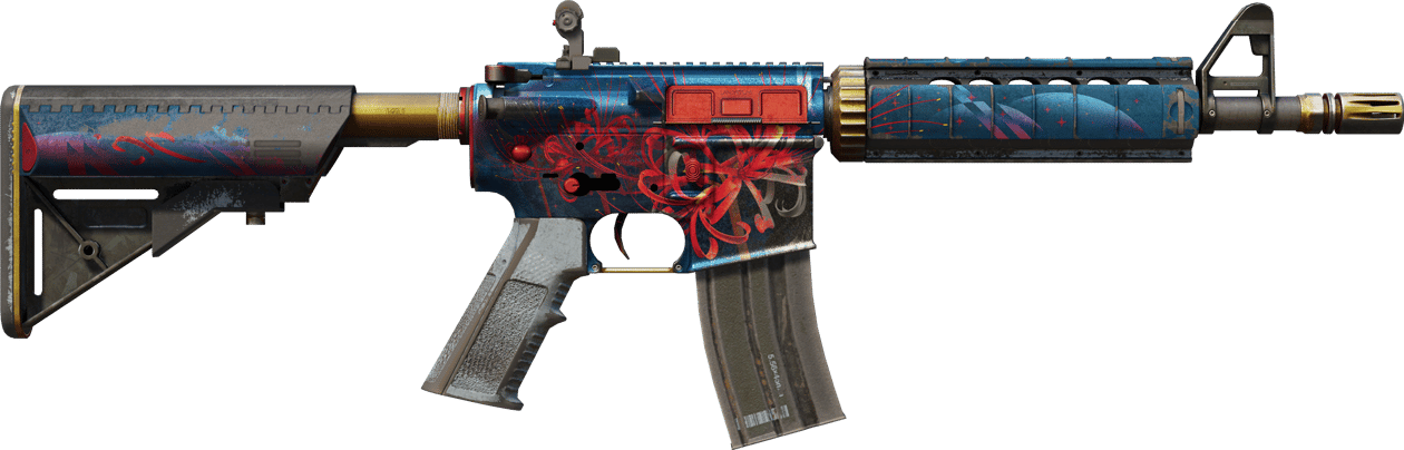 Preview image 2 of StatTrak™ M4A4 | Lirio araña (Deplorable)