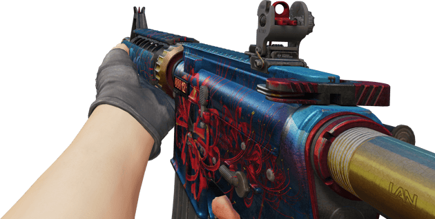 Preview image 3 of StatTrak™ M4A4 | Örümcek Zambağı (Savaş Görmüş)