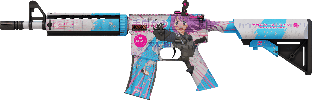 Preview image 1 of StatTrak™ M4A4 | Temukau (Görevde Kullanılmış)