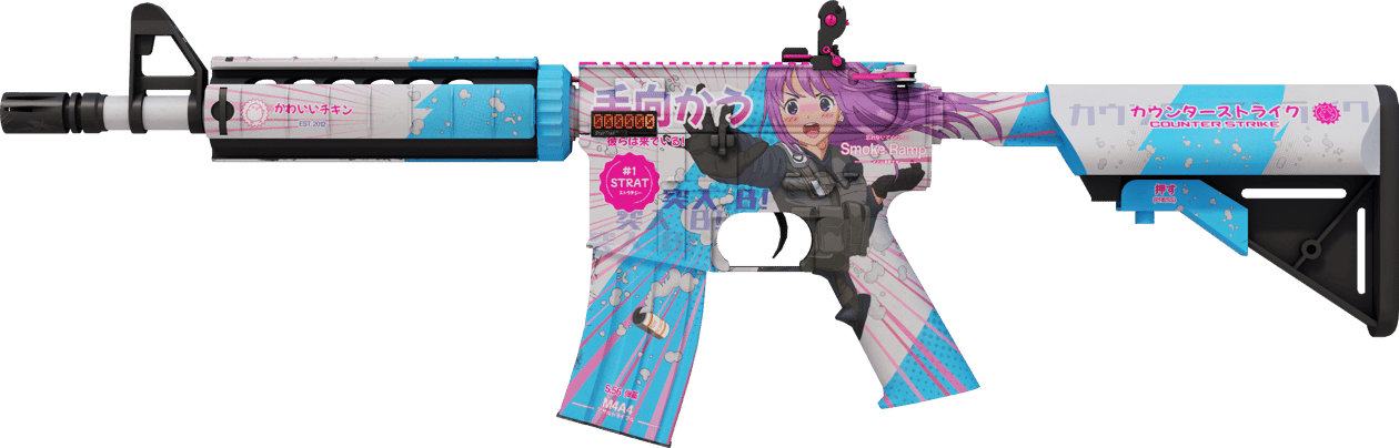 Preview image 1 of StatTrak™ M4A4 | Temukau (Minimal Wear)