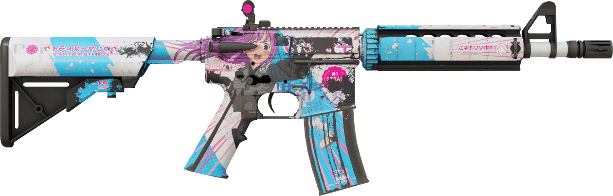 Preview image 2 of StatTrak™ M4A4 | Temukau (Well-Worn)