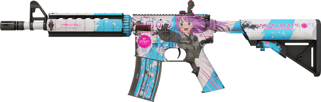 StatTrak™ M4A4 | Temukau (WW - Khá mòn)