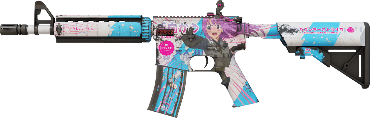 Preview image 1 of StatTrak™ M4A4 | Temukau (Well-Worn)