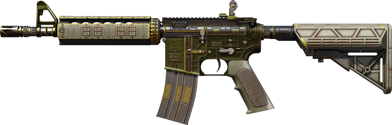Preview image 1 of StatTrak™ M4A4 | The Battlestar (MW - Trầy ít)