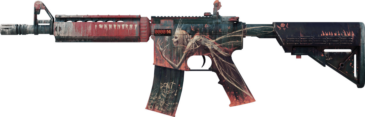 Preview image 1 of StatTrak™ M4A4 | Zahnfee (Minimale Gebrauchsspuren)