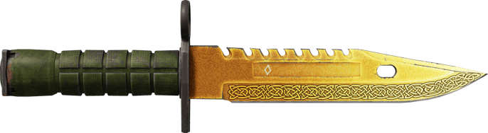 ★ StatTrak™ Bayoneta M9 | Tradicional (Algo desgastado)