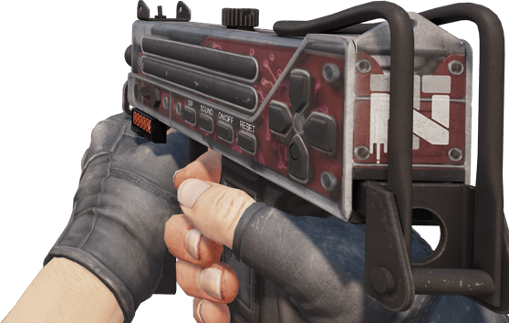 Preview image 3 of StatTrak™ MAC-10 | 狂亂按鍵 (戰痕累累)