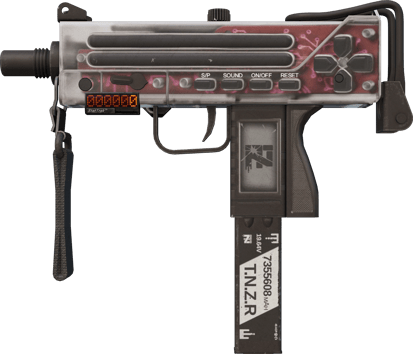 StatTrak™ MAC-10 | 狂亂按鍵 (重度磨損)