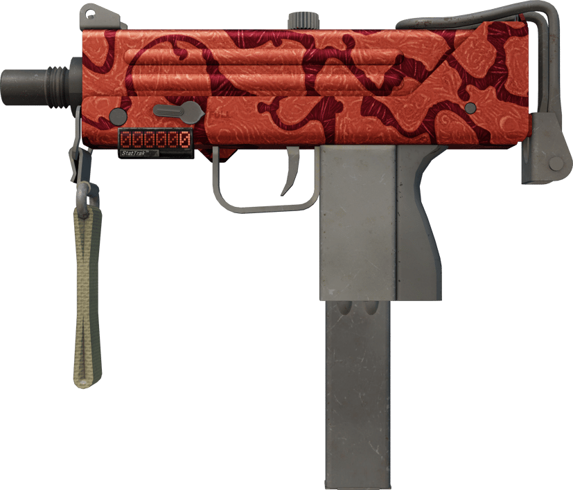 Preview image 1 of MAC-10 (StatTrak™) | Carnivore (BS - Mòn qua thực chiến)