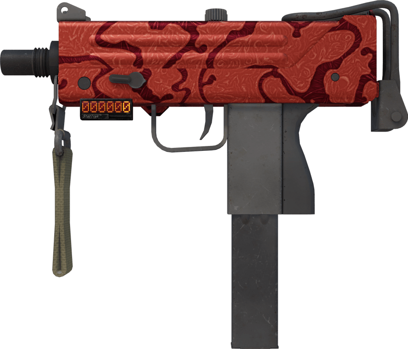 Preview image 1 of MAC-10 (StatTrak™) | Carnivore (FN - Mới cứng)