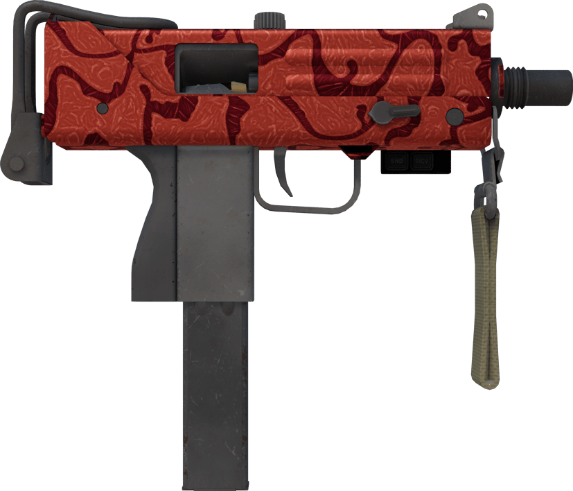 Preview image 2 of MAC-10 (StatTrak™) | Carnivore (MW - Trầy ít)