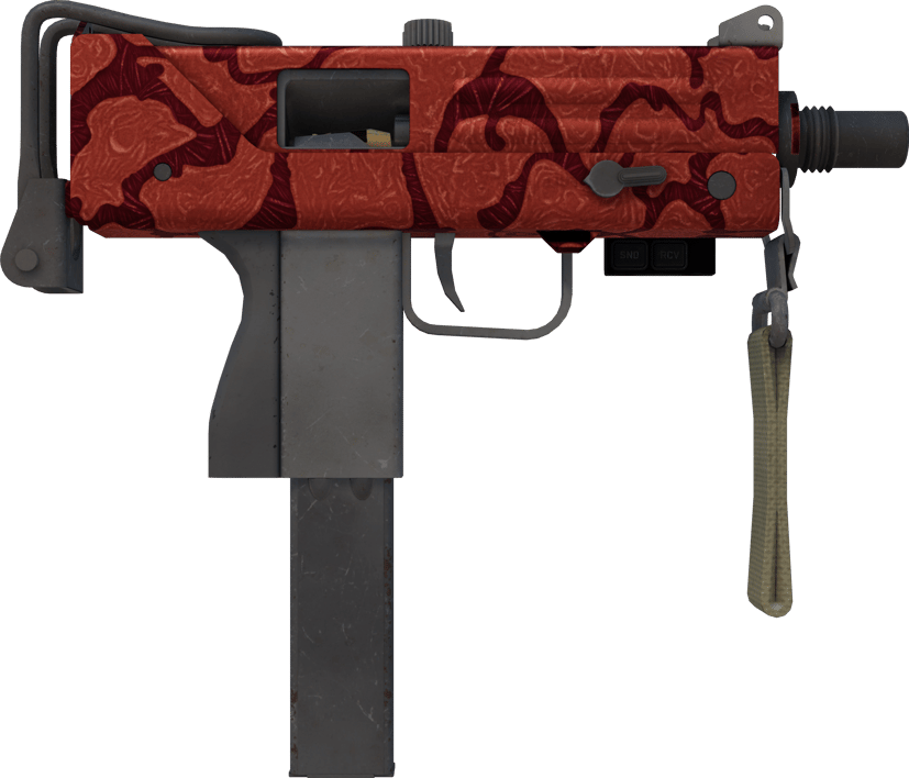 Preview image 2 of MAC-10 (StatTrak™) | Carnivore (WW - Khá mòn)