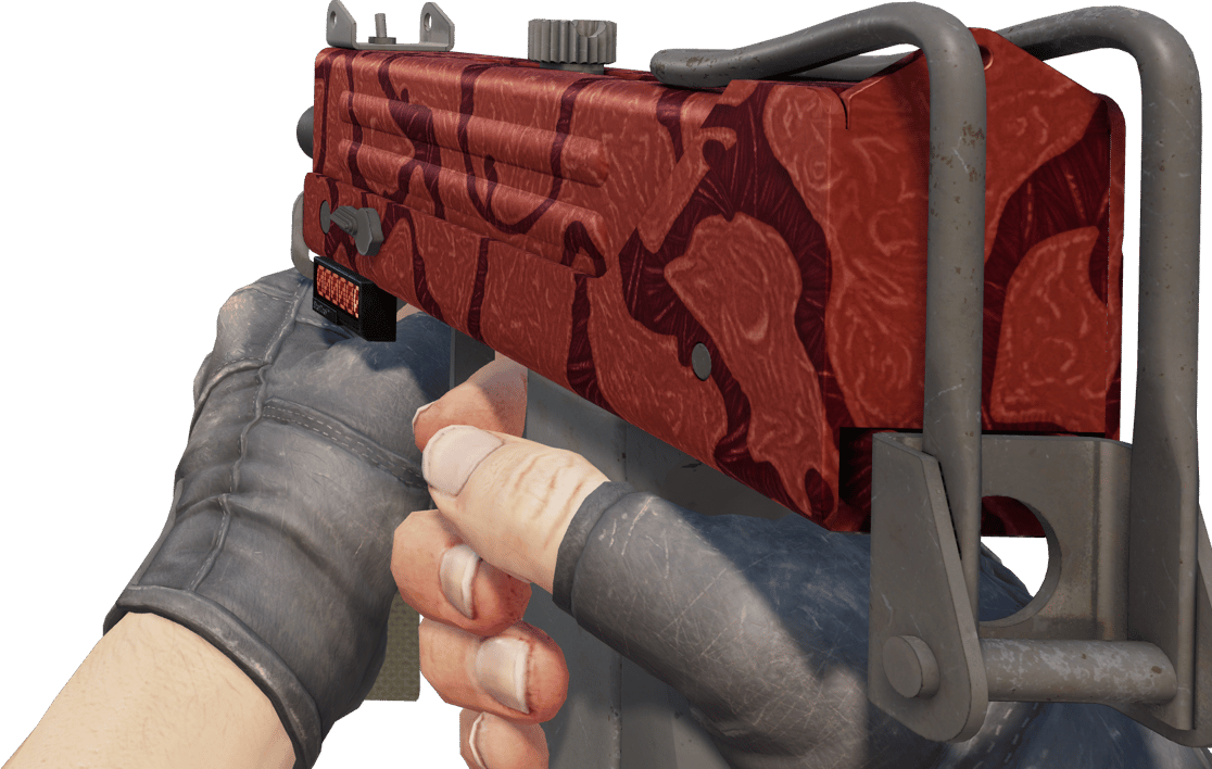 Preview image 3 of MAC-10 (StatTrak™) | Carnivore (WW - Khá mòn)