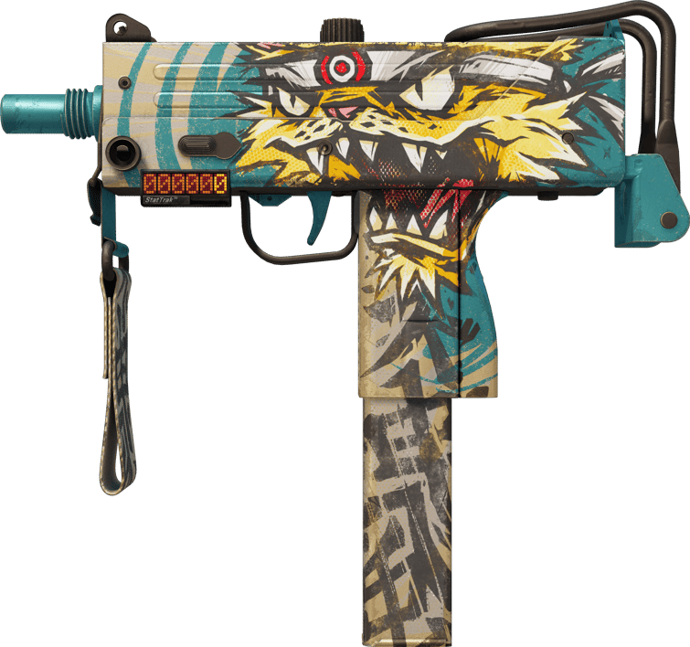 Preview image 1 of MAC-10 StatTrak™ | Pelea gatuna (Algo desgastado)