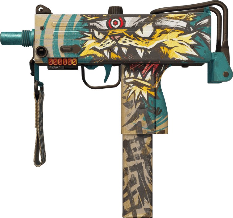 Preview image 1 of MAC-10（StatTrak™） | 纸老虎 (破损不堪)