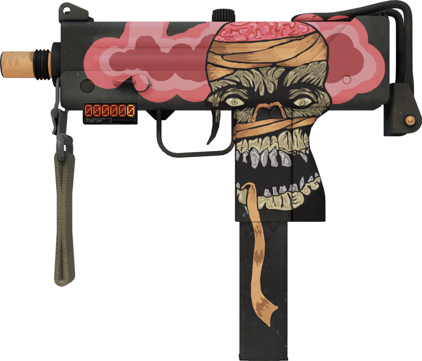 Preview image 1 of MAC-10（StatTrak™） | 诅咒 (略有磨损)