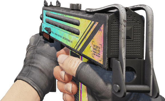 Preview image 3 of StatTrak™ MAC-10 | 渐变迪斯科 (战痕累累)
