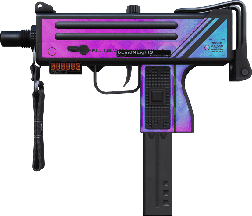 Preview image 1 of StatTrak™ MAC-10 | Disco Tech (FN - Mới cứng)
