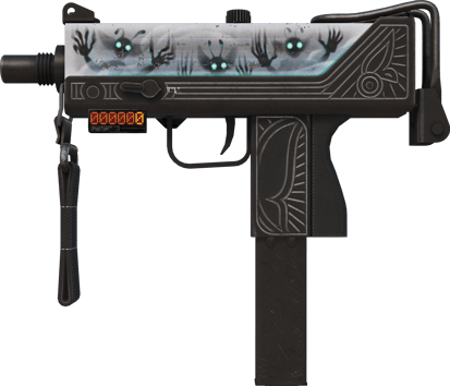 StatTrak™ MAC-10 | 圍困籠中 (重度磨損)