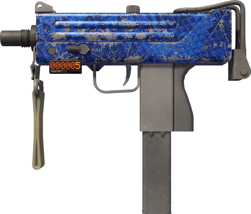 Preview image 1 of StatTrak™ MAC-10 | 青金石鱷 (戰痕累累)