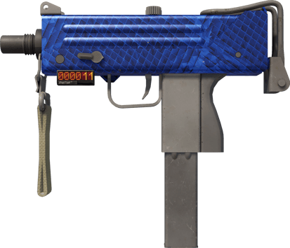 StatTrak™ MAC-10 | 青金石鱷 (輕微磨損)