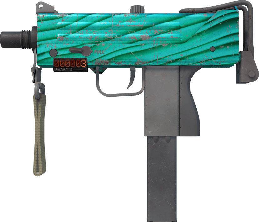 Preview image 1 of StatTrak™ MAC-10 | Malaquita (Bastante desgastado)