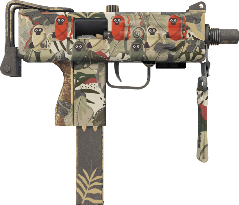 Preview image 2 of StatTrak™ MAC-10 | Monkeyflage (Factory New)